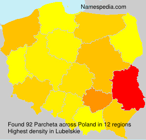 Surname Parcheta in Poland