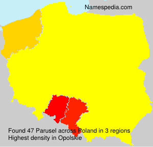 Surname Parusel in Poland