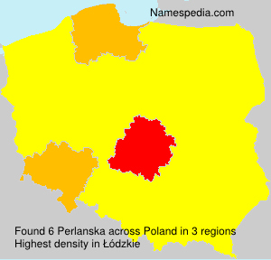 Surname Perlanska in Poland Surname Perlanska in Poland