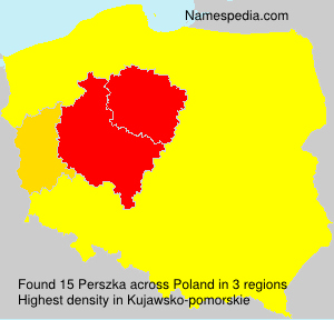Surname Perszka in Poland
