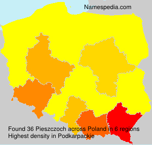 Surname Pieszczoch in Poland