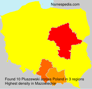 Surname Pluszewski in Poland