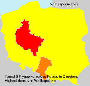 Surname Plygawko in Poland