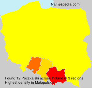 Surname Poczkajski in Poland Surname Poczkajski in Poland