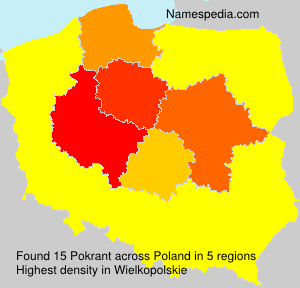 Surname Pokrant in Poland