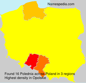 Surname Polednia in Poland