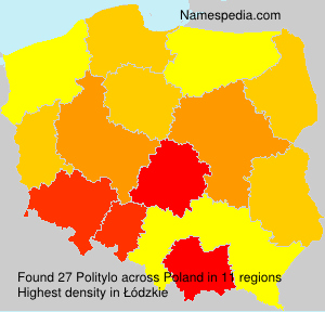 Surname Politylo in Poland