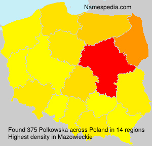 Surname Polkowska in Poland