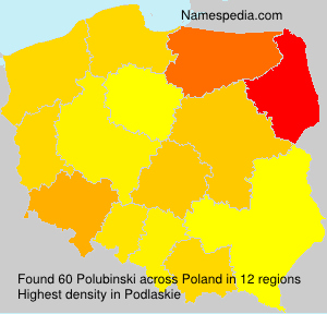 Surname Polubinski in Poland