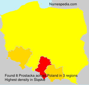 Surname Prostacka in Poland Surname Prostacka in Poland