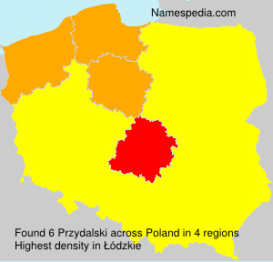 Surname Przydalski in Poland Surname Przydalski in Poland