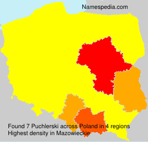 Surname Puchlerski in Poland