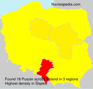 Surname Puszer in Poland