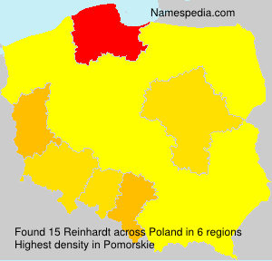 Surname Reinhardt in Poland
