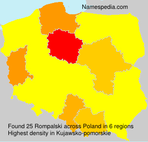 Surname Rompalski in Poland