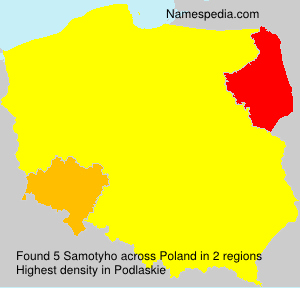 Surname Samotyho in Poland