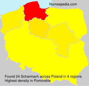 Surname Scharmach in Poland