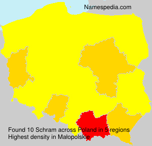 Surname Schram in Poland