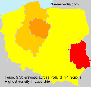 Surname Scierzynski in Poland Surname Scierzynski in Poland