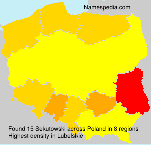 Surname Sekutowski in Poland