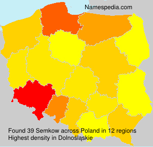 Surname Semkow in Poland