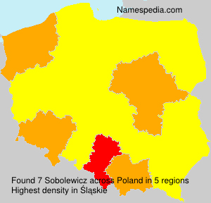 Surname Sobolewicz in Poland Surname Sobolewicz in Poland