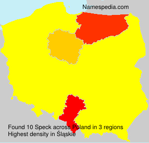 Surname Speck in Poland