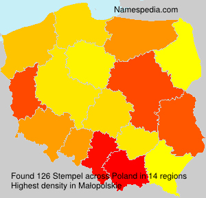 Surname Stempel in Poland
