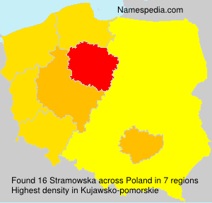 Surname Stramowska in Poland