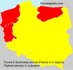Surname Suchowiej in Poland