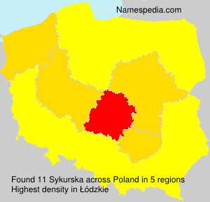 Surname Sykurska in Poland