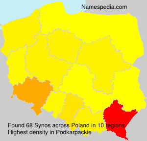 Surname Synos in Poland