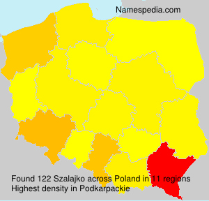 Surname Szalajko in Poland