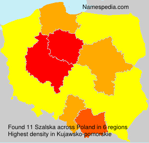 Surname Szalska in Poland