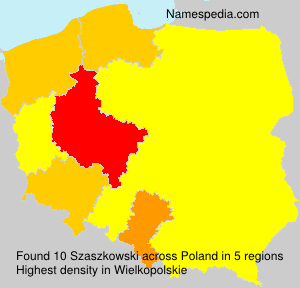 Surname Szaszkowski in Poland