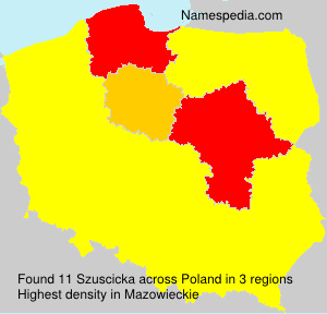 Surname Szuscicka in Poland Surname Szuscicka in Poland