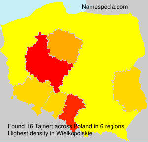 Surname Tajnert in Poland Surname Tajnert in Poland