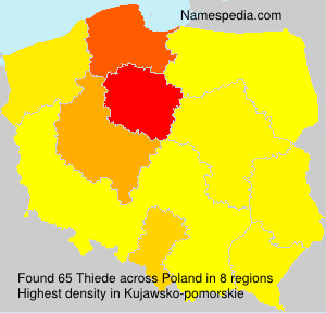Surname Thiede in Poland