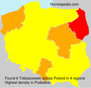 Surname Tobiaszewski in Poland Surname Tobiaszewski in Poland