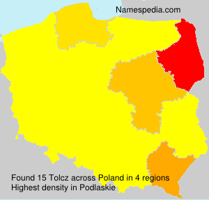 Surname Tolcz in Poland