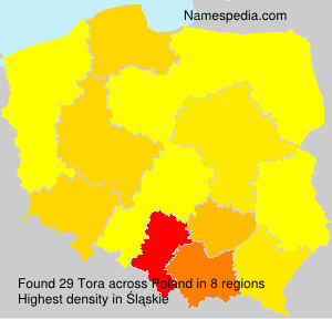 Surname Tora in Poland