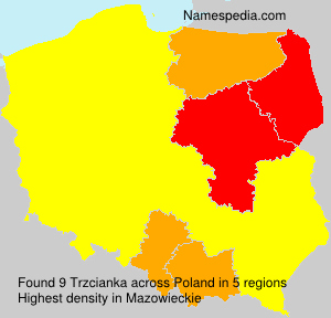 Surname Trzcianka in Poland Surname Trzcianka in Poland