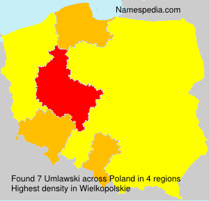Surname Umlawski in Poland