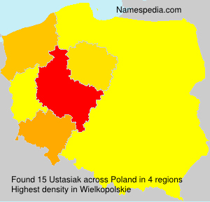Surname Ustasiak in Poland Surname Ustasiak in Poland