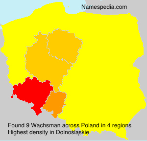Surname Wachsman in Poland