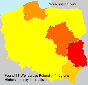 Surname Wej in Poland