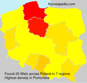 Surname Welz in Poland