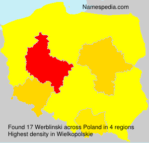 Surname Werblinski in Poland