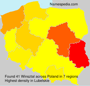 Surname Winsztal in Poland