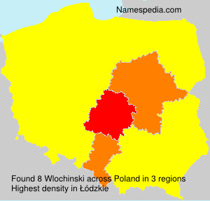Surname Wlochinski in Poland Surname Wlochinski in Poland